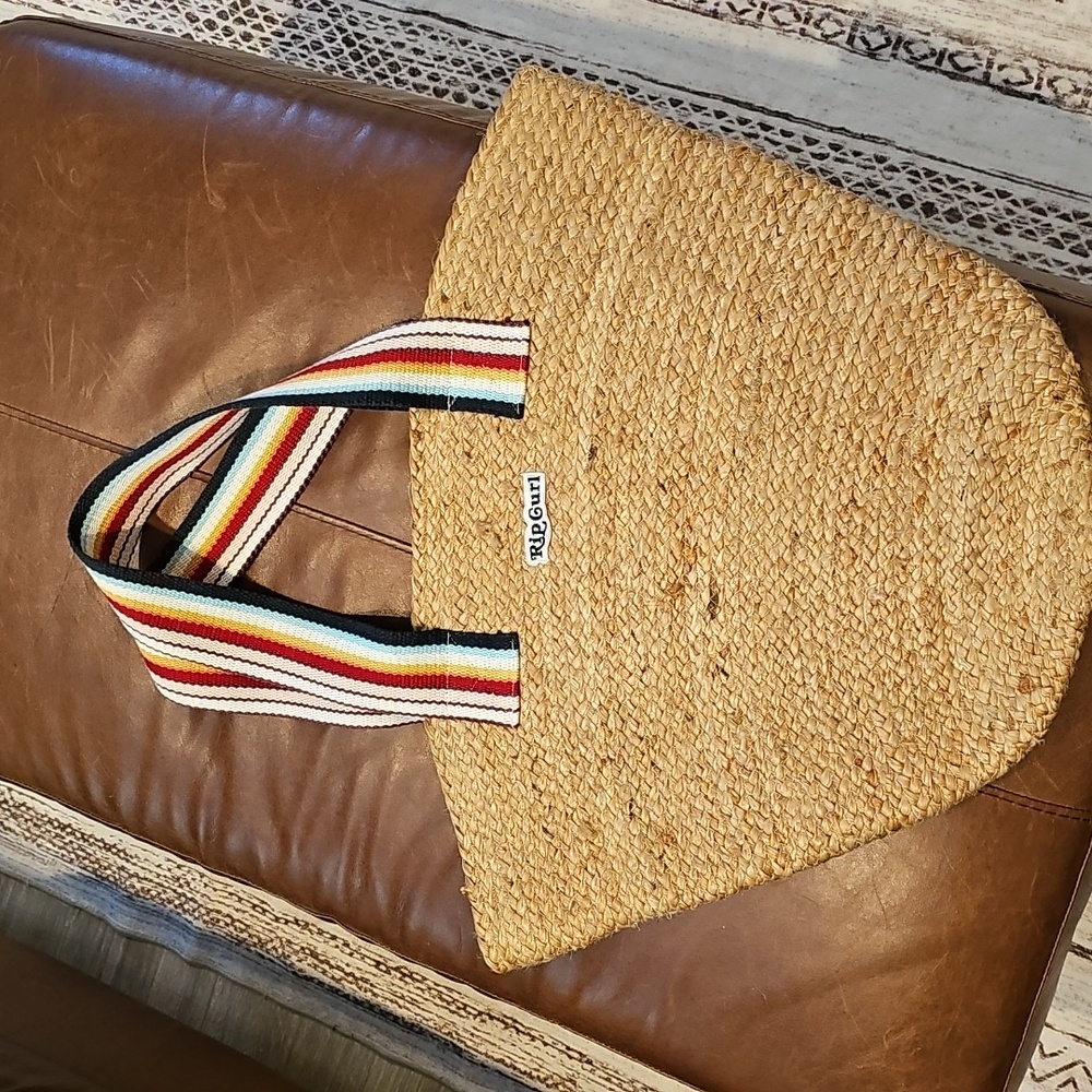 Rip Curl Beige Woven Tote